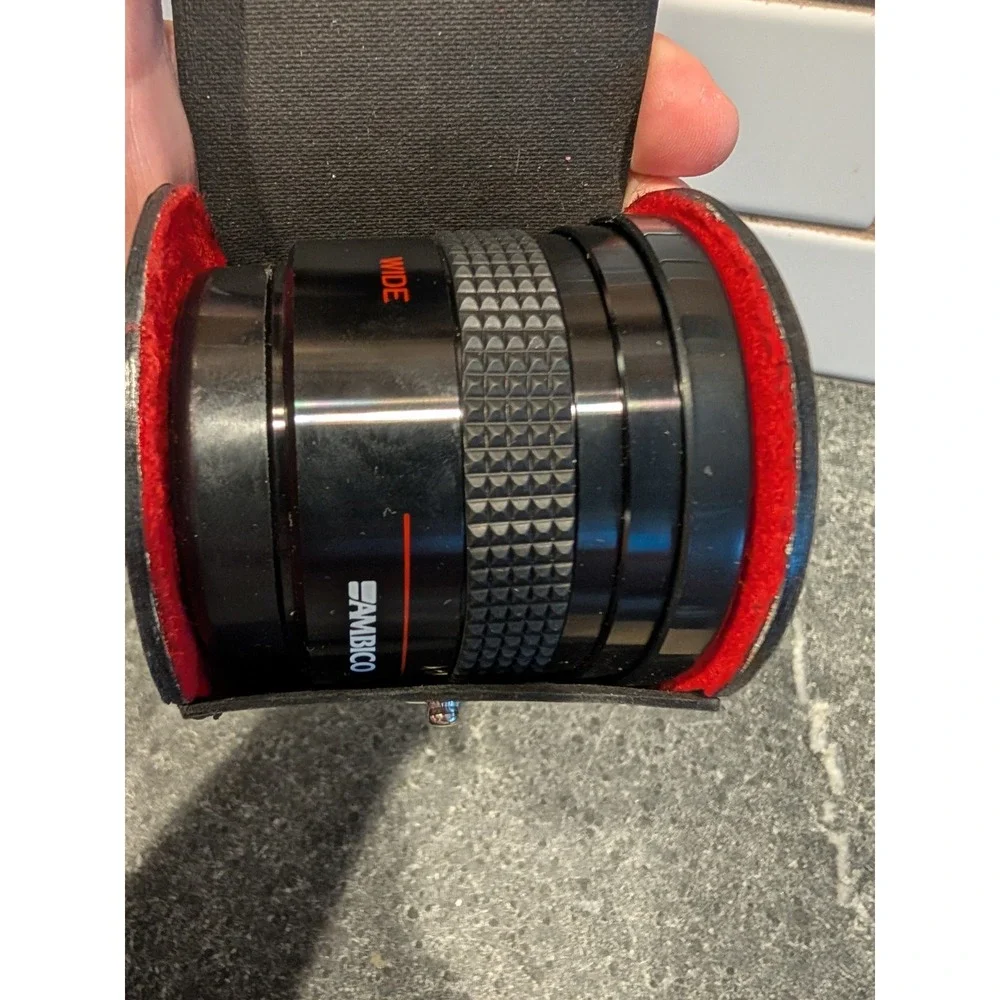 Ambico Video Wide Angle Lens 0.6x Model‎ V 0315 Increase Zoom Capability